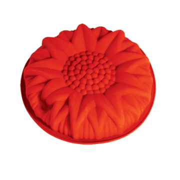 Moule à gâteau en silicone à fleurs colorées personnalisées LFGB